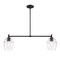 Designers Fountain Summer Jazz 60 Watt 2-Light Matte Black Transitional Island Light with Clear Glass Shades D310M-IS-MB - alternate 6